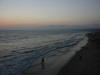 sunset over the south bay, in the distance: Malibu and the Santa Monica mountains